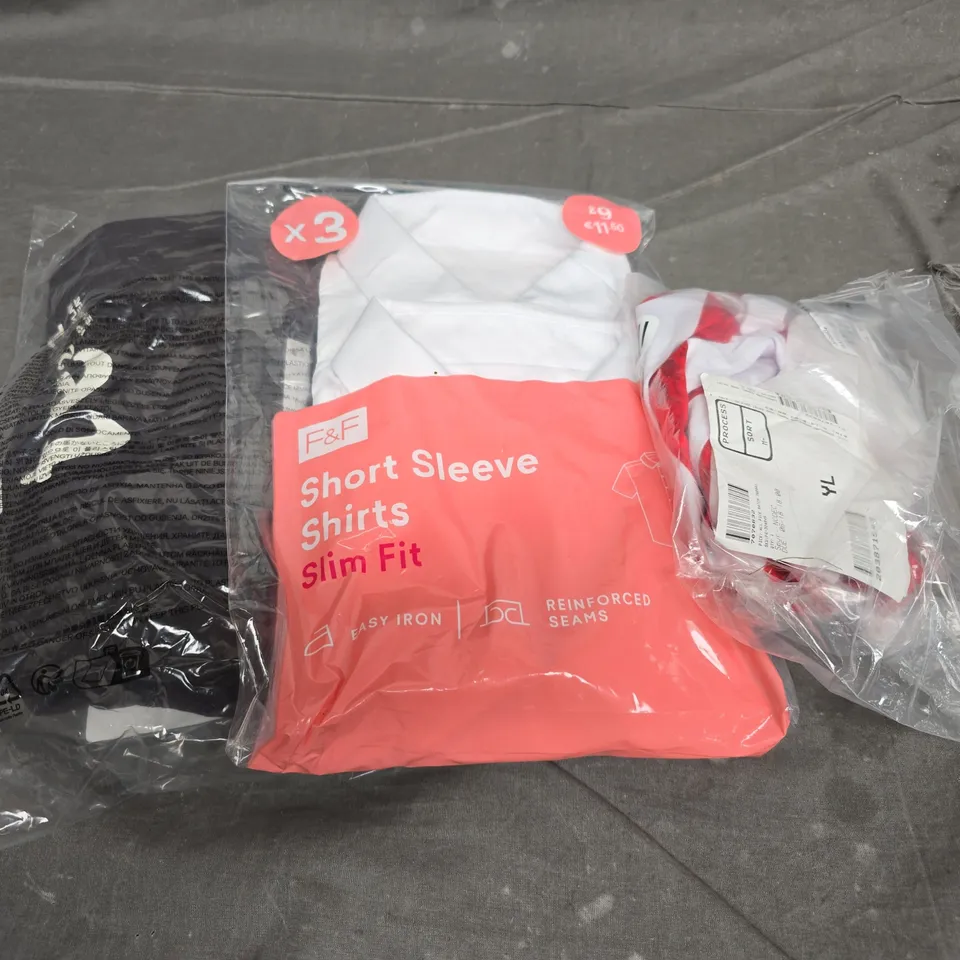 BOX OF APROX 20 ASSORTED ITEMS OF CHILDRENS CLOTHING IN VARIOUS COLOURS AND SIZES - COLLECTION ONLY 