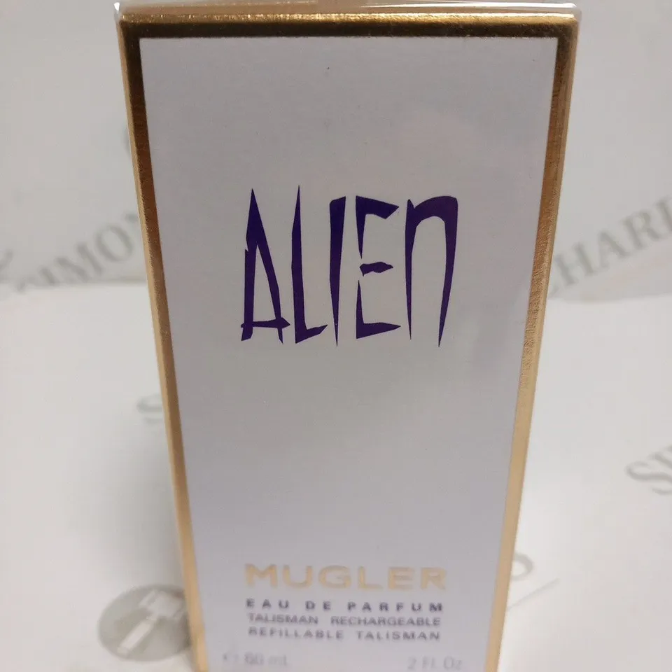 BOXED AND SEALED ALIEN MUGLER EAU DE PARFUM REFILLABLE TALISMAN 60ML