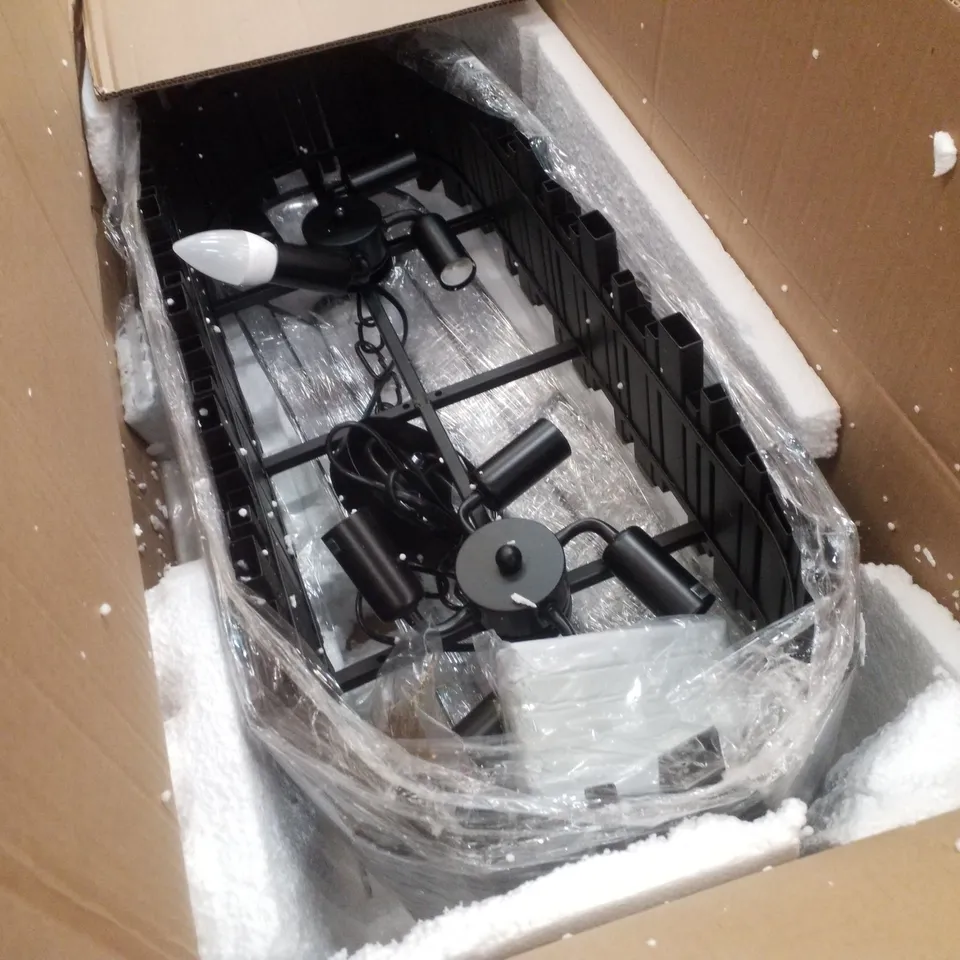 BOXED CHANDELIER CEILING LIGHT