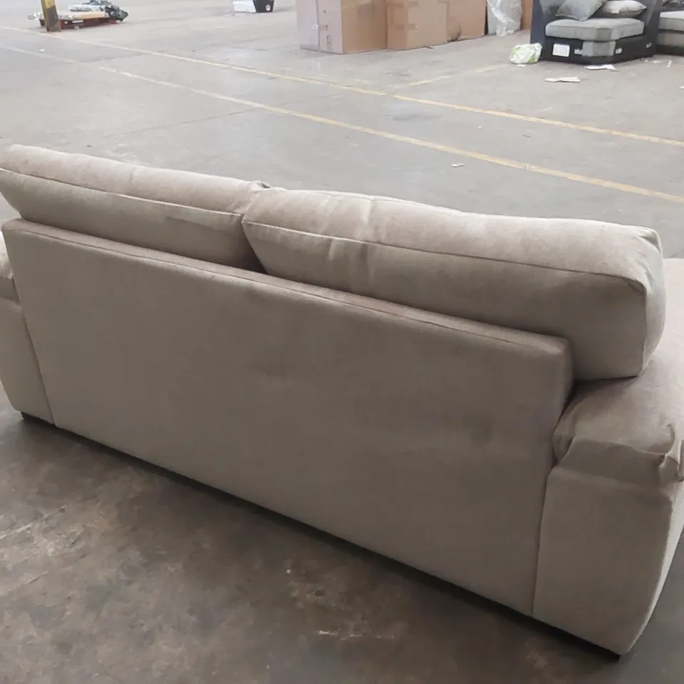 ELIZA FABRIC 3 SEATER SOFA - BEIGE RRP £749