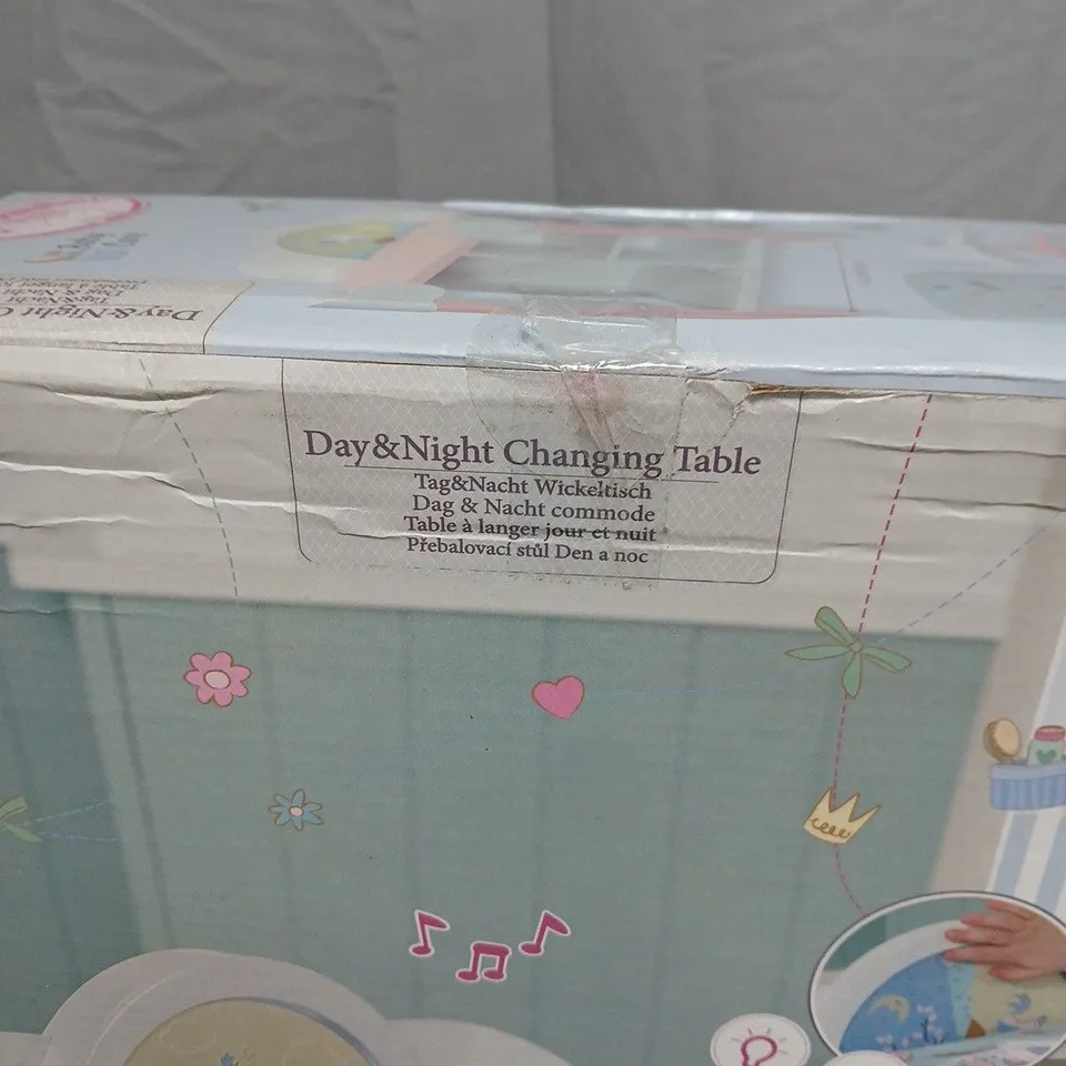 BABY ANNABELL DAY & NIGHT CHANGING TABLE – BOXED