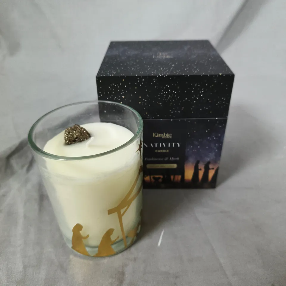 KIMBIE HOME NATIVITY SCENTED CANDLE 