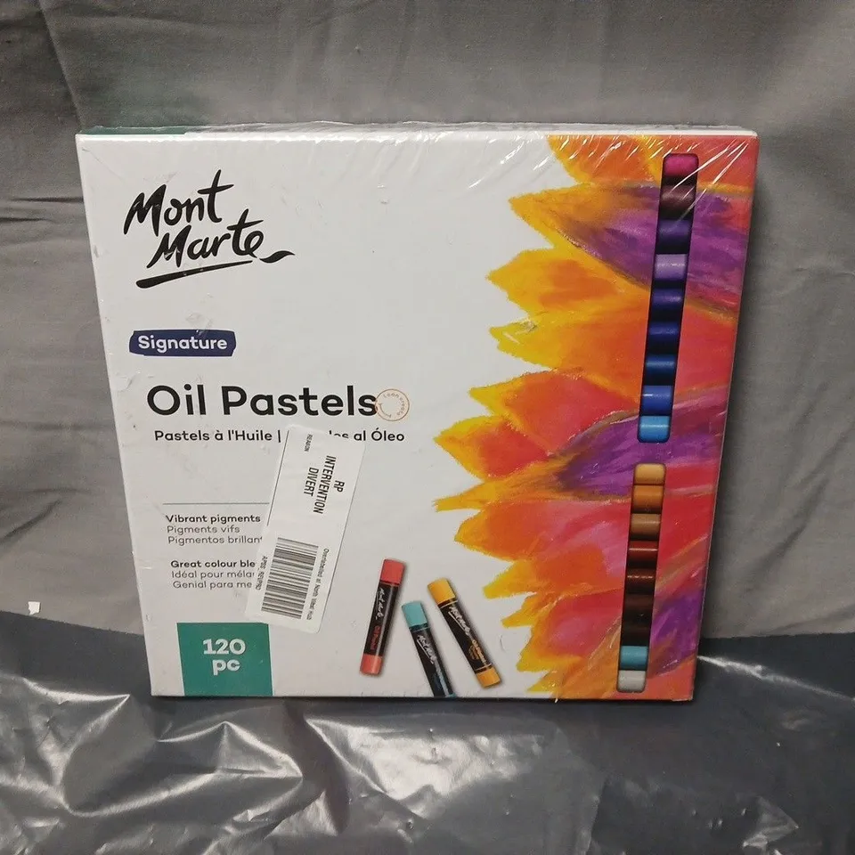 SEALED MONT MARTE SIGNATURE OIL PASTELS – 120 COLOUR SET