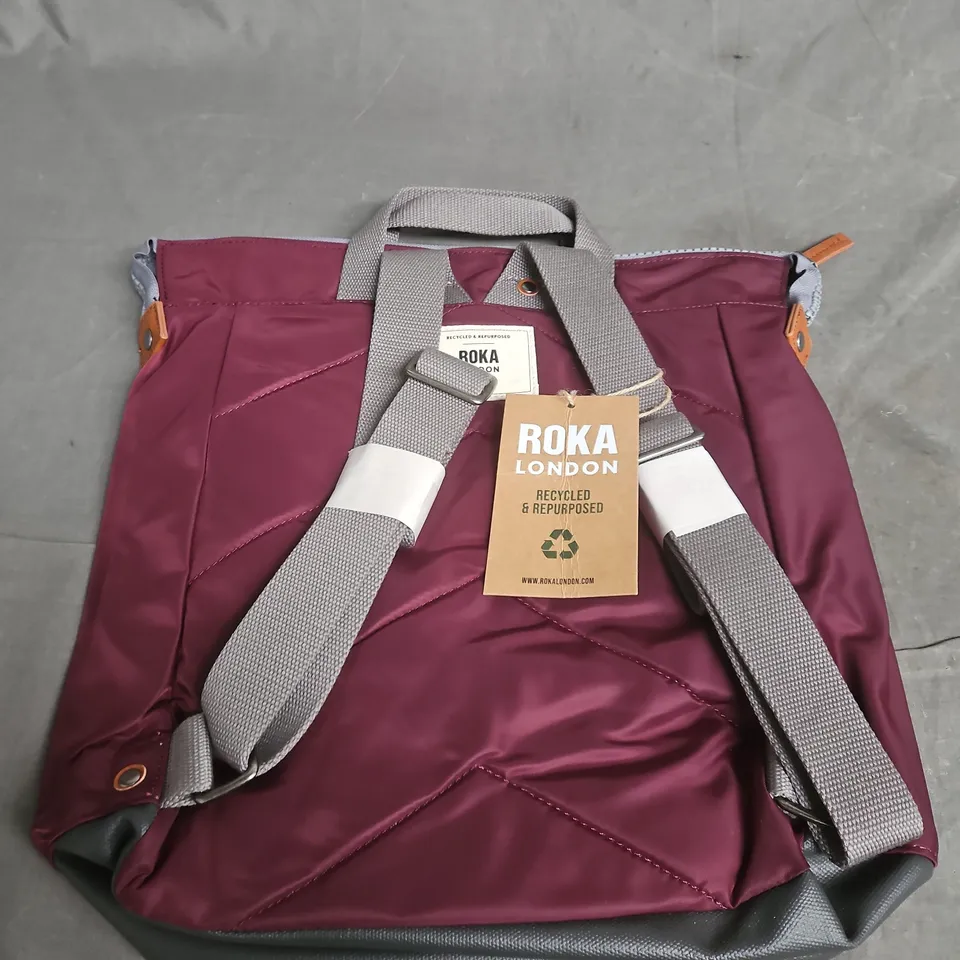 ROKA LONDON BACKPACK BAG – RECYCLED & REFURBISHED