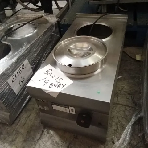 LINCAT BS3 SILVERLINK ELECTRIC COUNTER-TOP DRY HEAT BAIN MARIE 2-POT