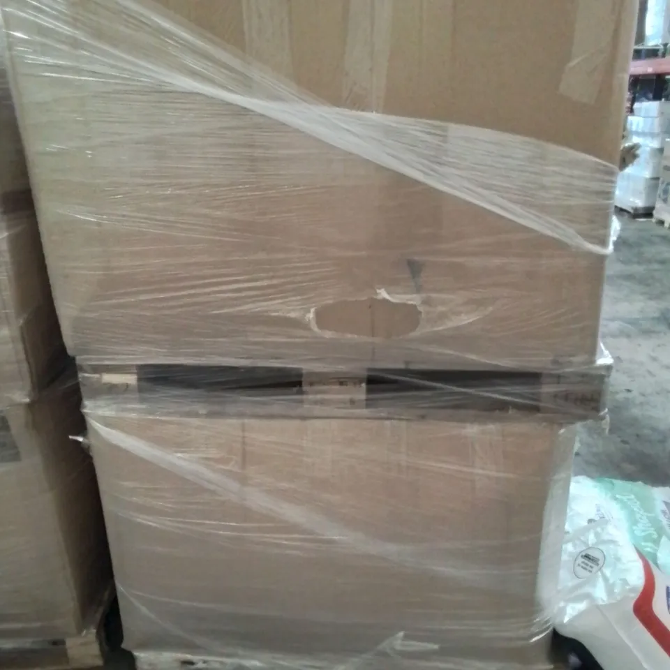DOUBLE PALLET CONTAINING VARIOUS PILLOWS, DUVET AND BEDDING SOFT FURNISHINGS ETC.