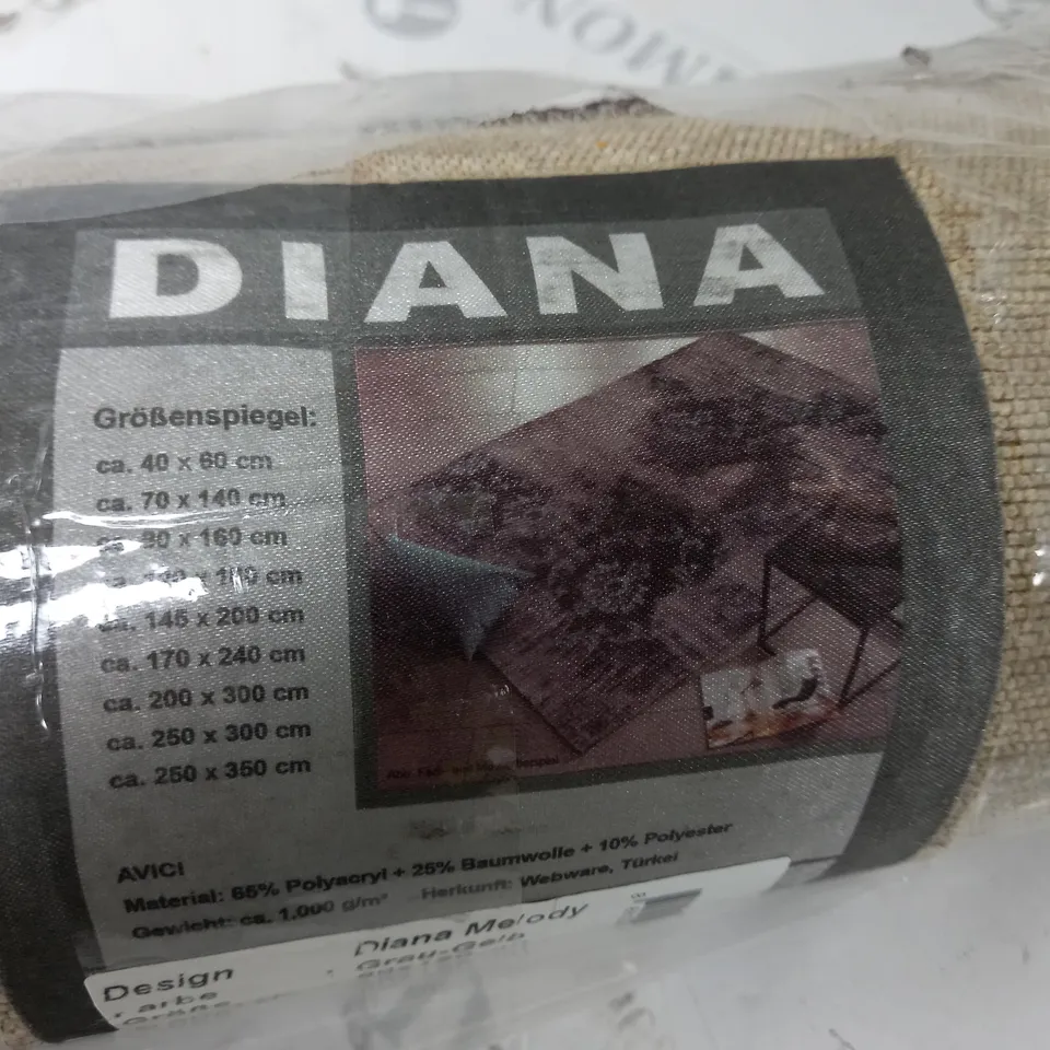 DIANA MELODY YELLOW GREY RUG - 90X160CM