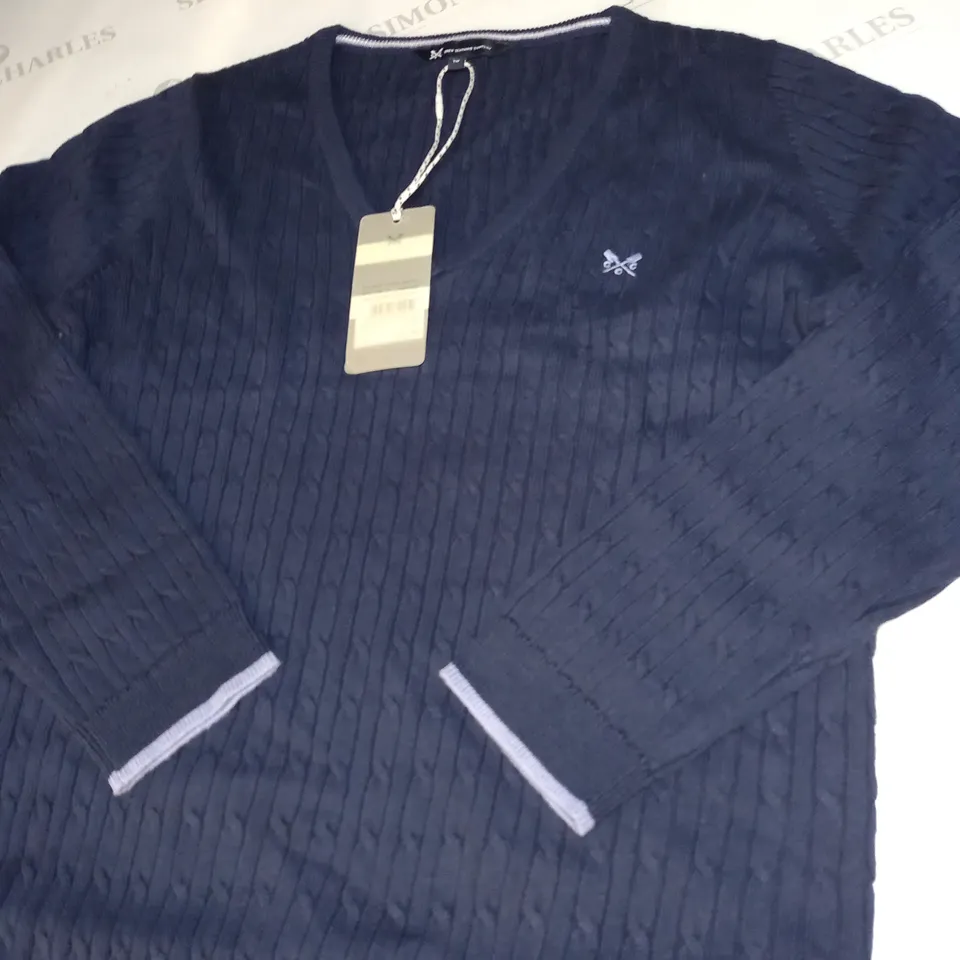 CREW CLOTHING COMPANY KNITTED JUMPER SIZE 16