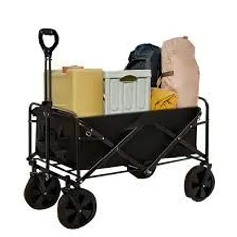 BOXED NEO OUTDOOR FOLDABLE CART WITH HANDLE IN GREY