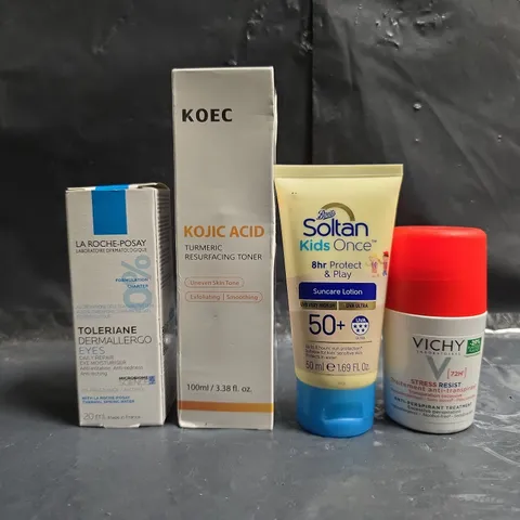 APPROXIMATELY 20 ASSORTED COSMETIC PRODUCTS TO INCLUDE KOEC, VICHY, ETC