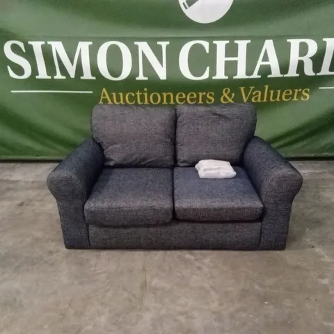 BAILEY 2 SEATER FABRIC SOFA - NAVY