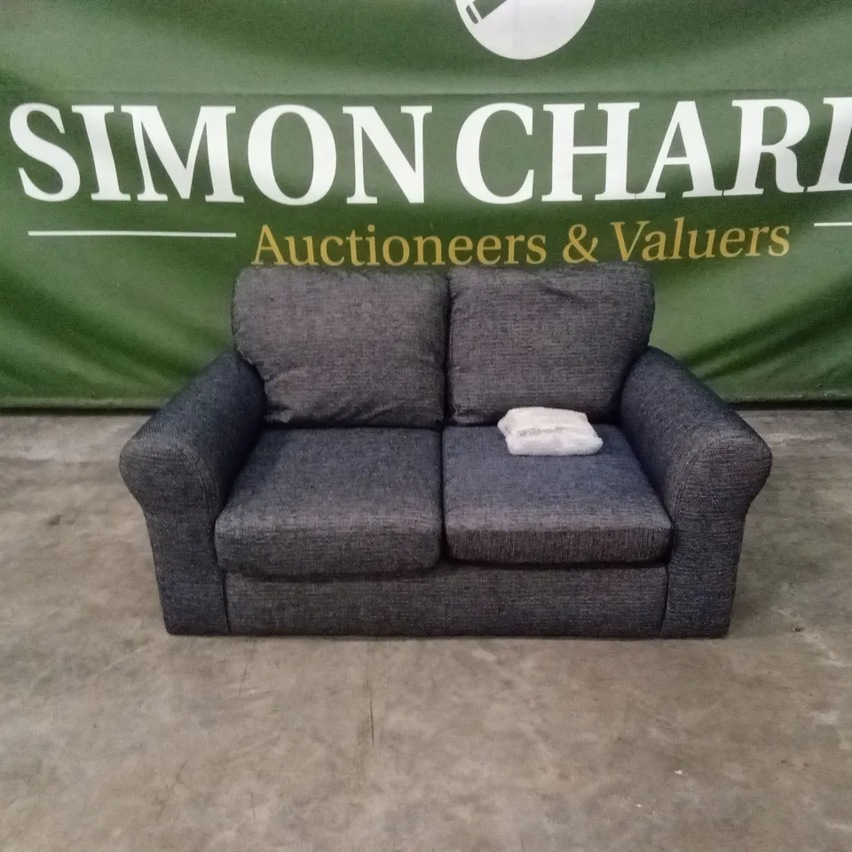 BAILEY 2 SEATER FABRIC SOFA - NAVY RRP £579