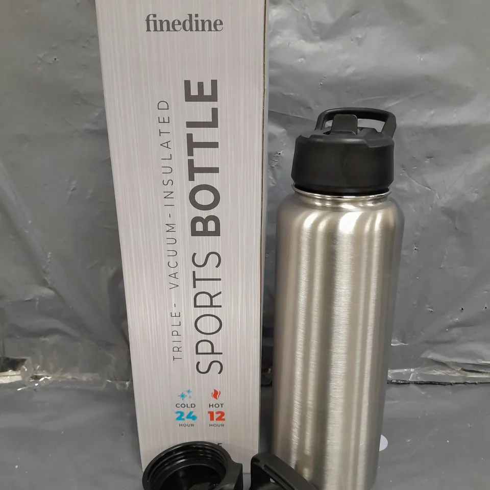 BOXED FINEDINE TRIPLE-INSULATED STAINLESS STEEL WATER BOTTLE 