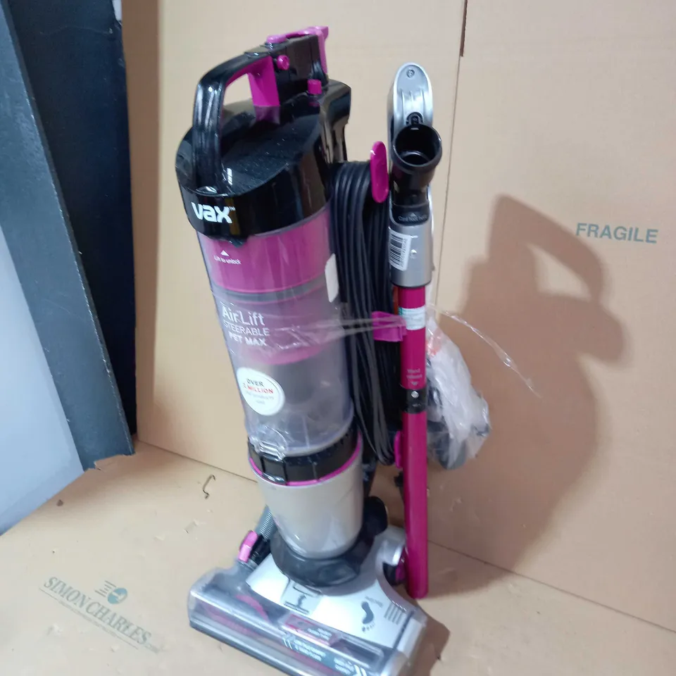 VAX AIR LIFT STEERABLE PET MAX VACUUM COLLECTION ­