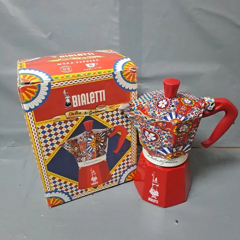BOXED BIALETTI X DOLCE&GABBANA SICILIAN CART MOKA EXPRESS