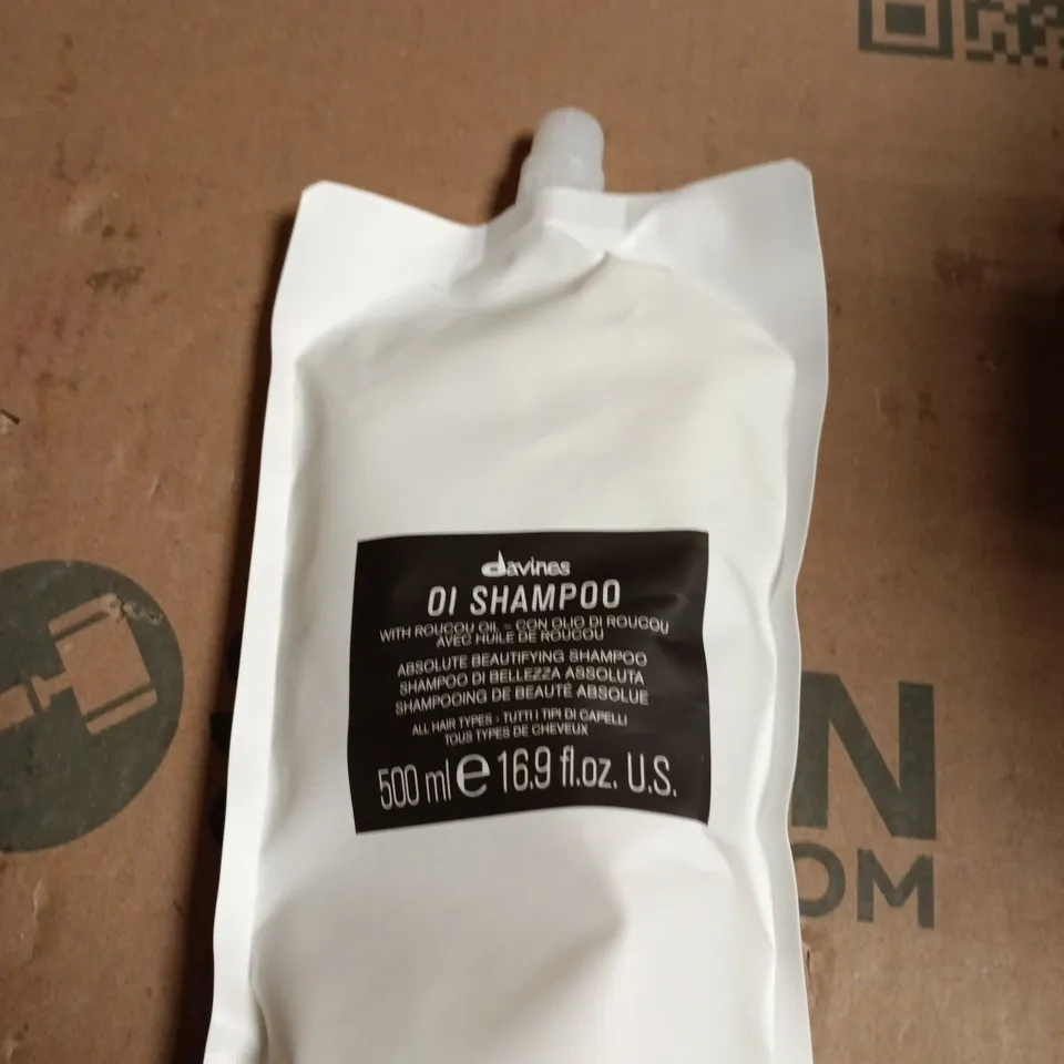 DAVINES 01 SHAMPOO – 500 ML REFILL POUCH (ALL HAIR TYPES)