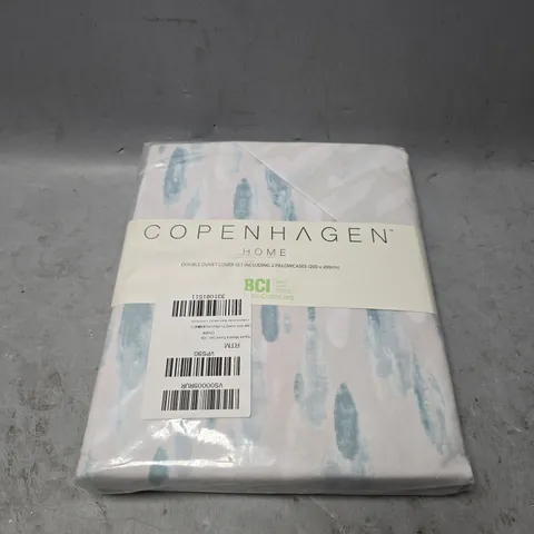 COPENHAGEN HOME DOUBLE DUVET COVER SET 200CM X 200CM
