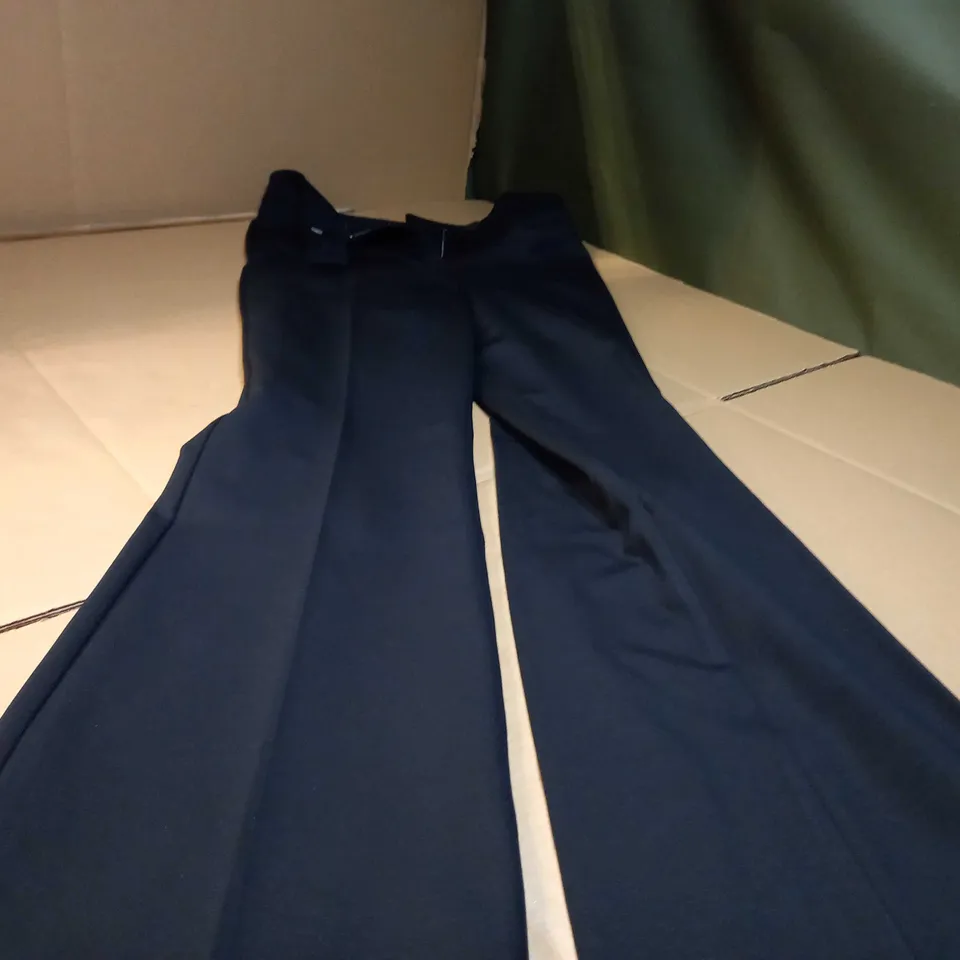 V BLACK BOOT CUT TROUSERS - SIZE 10