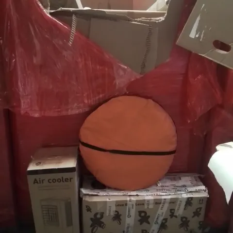 PALLET OF ASSORTED HOUSEHOLD GOODS AND PRODUCTS TO INCLUDE;KIDS BIKE,POPUP TENT,AIR COOLER