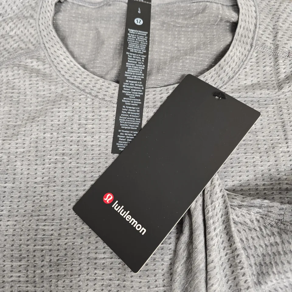 LULULEMON METAL VENT TECH SLEEVELESS IN SLATE - LARGE
