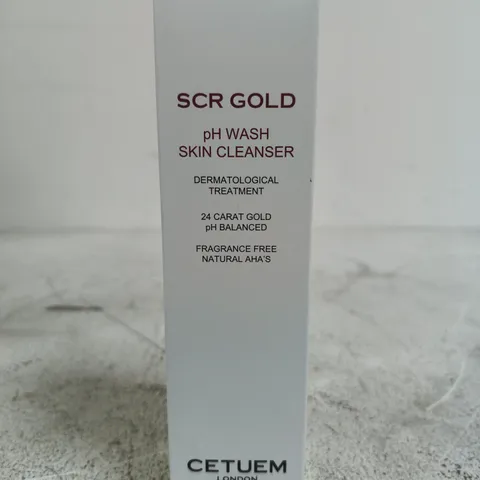 CETUEM LONDON SCR GOLD PH WASH SKIN CLEANSER β 150ML