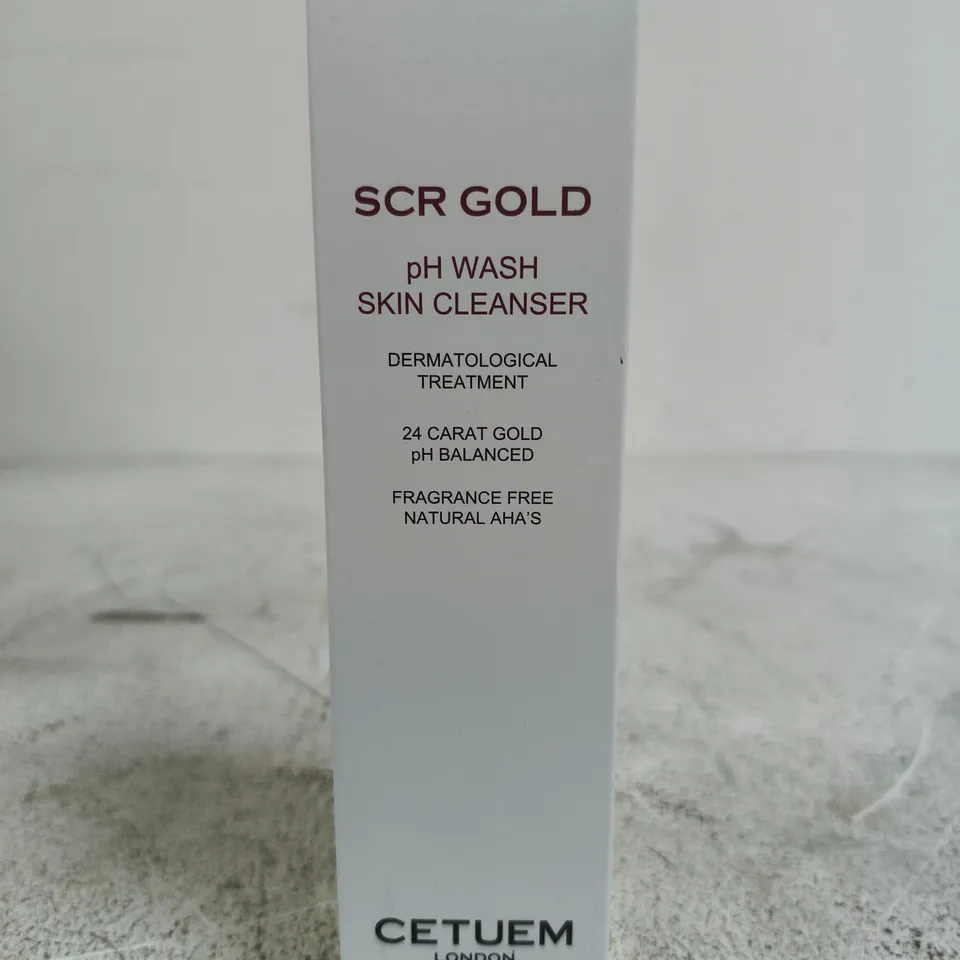 CETUEM LONDON SCR GOLD PH WASH SKIN CLEANSER – 150ML