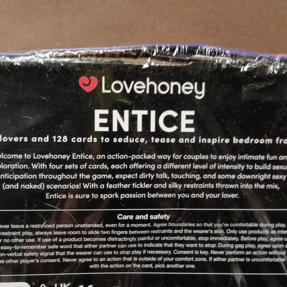 SEALED LOVEHONEY ENTICE BEDROOM FROLICS SET