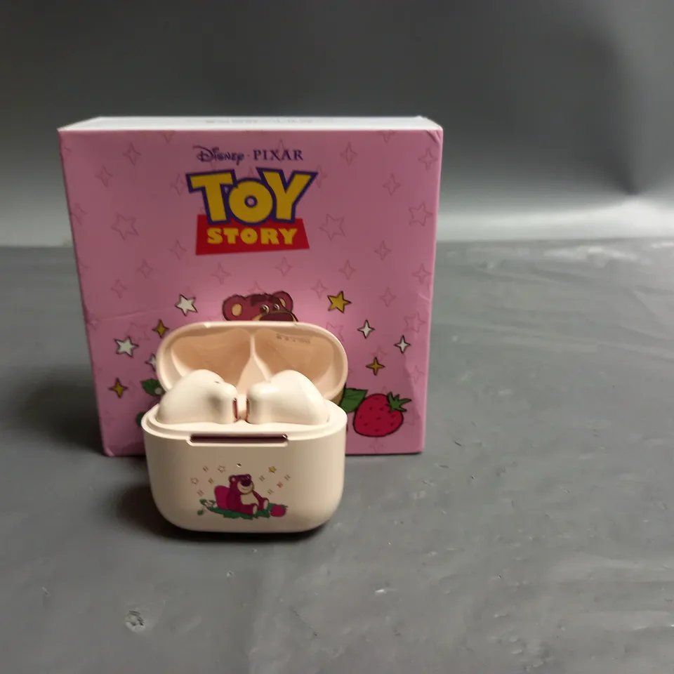 BOXED DISNEY PIXAR TOY STORY LOTSO TRUE WIRELESS EAR BUDS