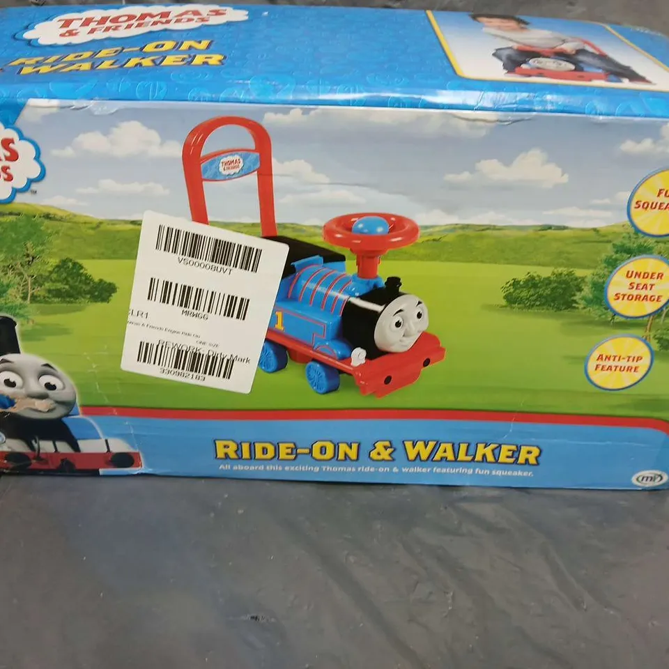 THOMAS & FRIENDS ENGINE RIDE ON RRP £48.99