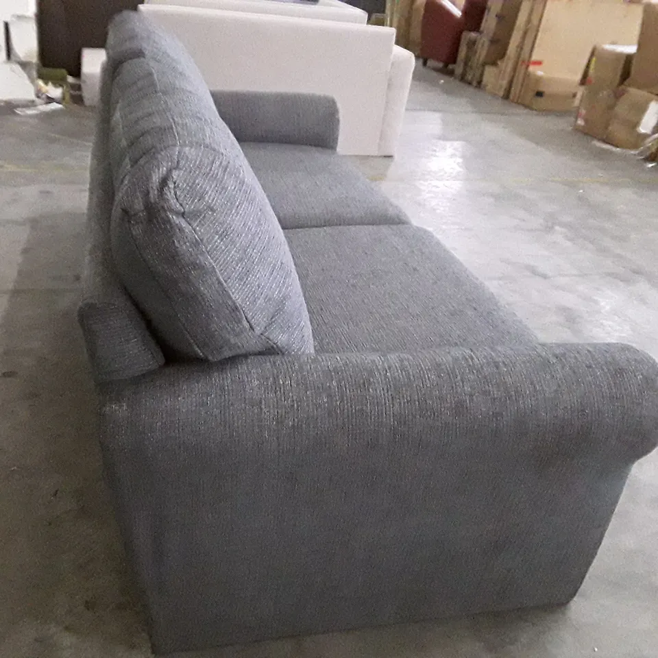 3 SEATER SOFA - DARK GREY FABRIC