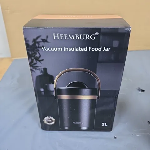 HEEMBURG VACUUM INSULATED FOOD JAR – 2L