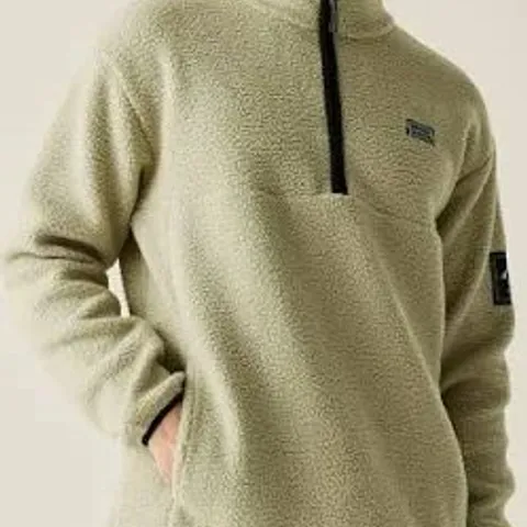 BRAND NEW DARE2BE TWIN TIP 1/2 ZIP FLEECE IN ABBEYSTONE - UK L