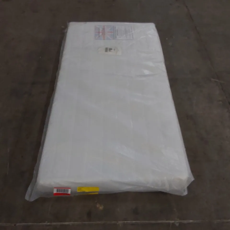 QUALITY BAGGED PERRIGO FRESHTEC STARTER FOAM COTBED MATTRESS - 70 X 140cm