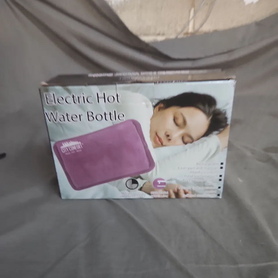 ELECTRIC HOT WATER BOTTLE – BOXED
