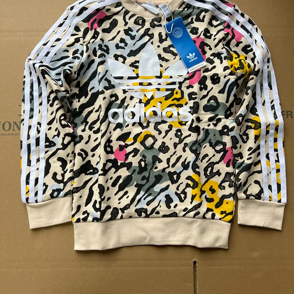 ADIDAS CREW NECK SWEATSHIRT AGE 7-8