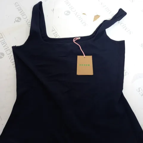BODEN DOUBLE LAYER SQUARE NECK VEST IN NAVY - UK 10