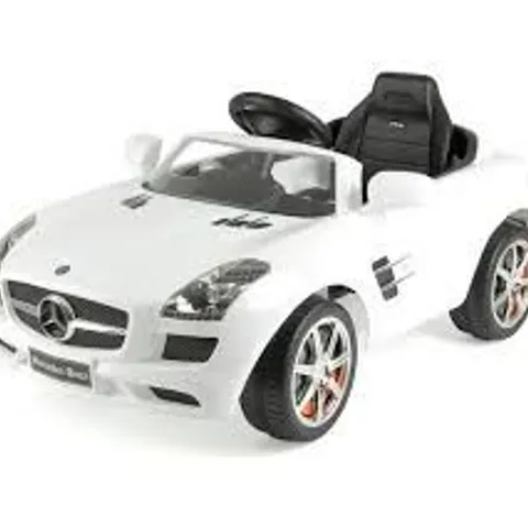 BOXED MERCEDES SLS 6V ELECTRIC RIDE ON CAR WITH BATTERY - COLLECTION ONLY