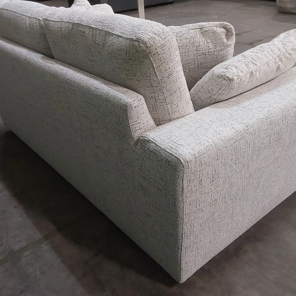 DESIGNER AMY 2-SEATER FABRIC UPHOLSTERED SOFA