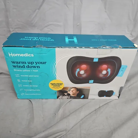 HOMEDICS SHIATSU PILLOW + HEAT – BOXED