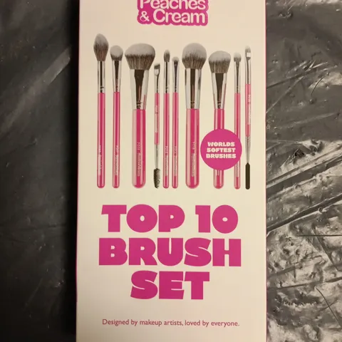 PEACHES & CREAM TOP 10 BRUSH SET 