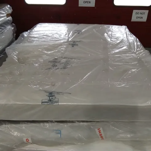 BAGGED SERENITY COMFORT COIL SPRING AND ECO-FOAM HYBRID 135cm DOUBLE MATTRESS 