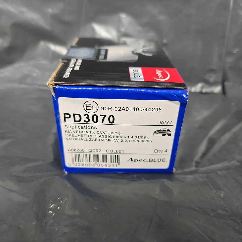 SEALED APEC BLUE PD3070 BRAKE PADS SET
