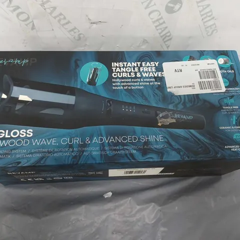 REVAMP PROGLOSS HOLLYWOOD WAVE, CURL AND ADVANCED SHINE AUTOMATIC ROTATING SYSTEM