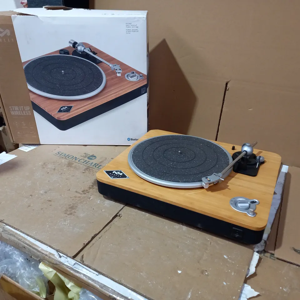 BOXED MARLEY STIR IT UP WIRELESS TURNTABLE