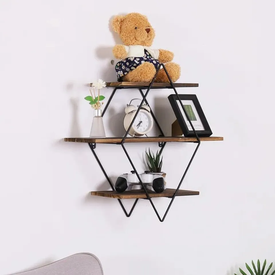 BOXED LORENZA DIAMOND FLOATING SHELF (1 BOX)