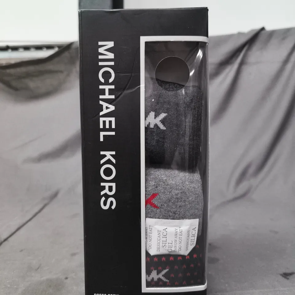MICHAEL KORS MEN'S DRESS SOCKS – SIZE 6.5/11