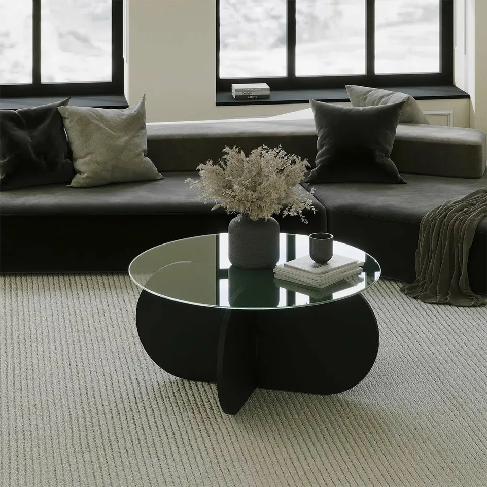 BOXED CAPRECIA COFFEE TABLE - BLACK (1 BOX)