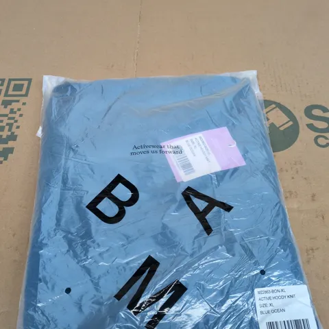 BAM ACTIVE HOODY KNIT – XL (BLUE OCEAN)