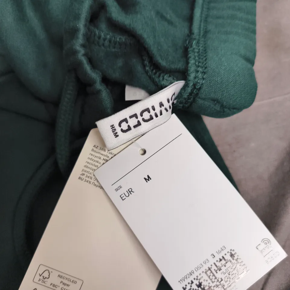 DIVIDED - GREEN JOGGER TROUSERS – SIZE EUR M