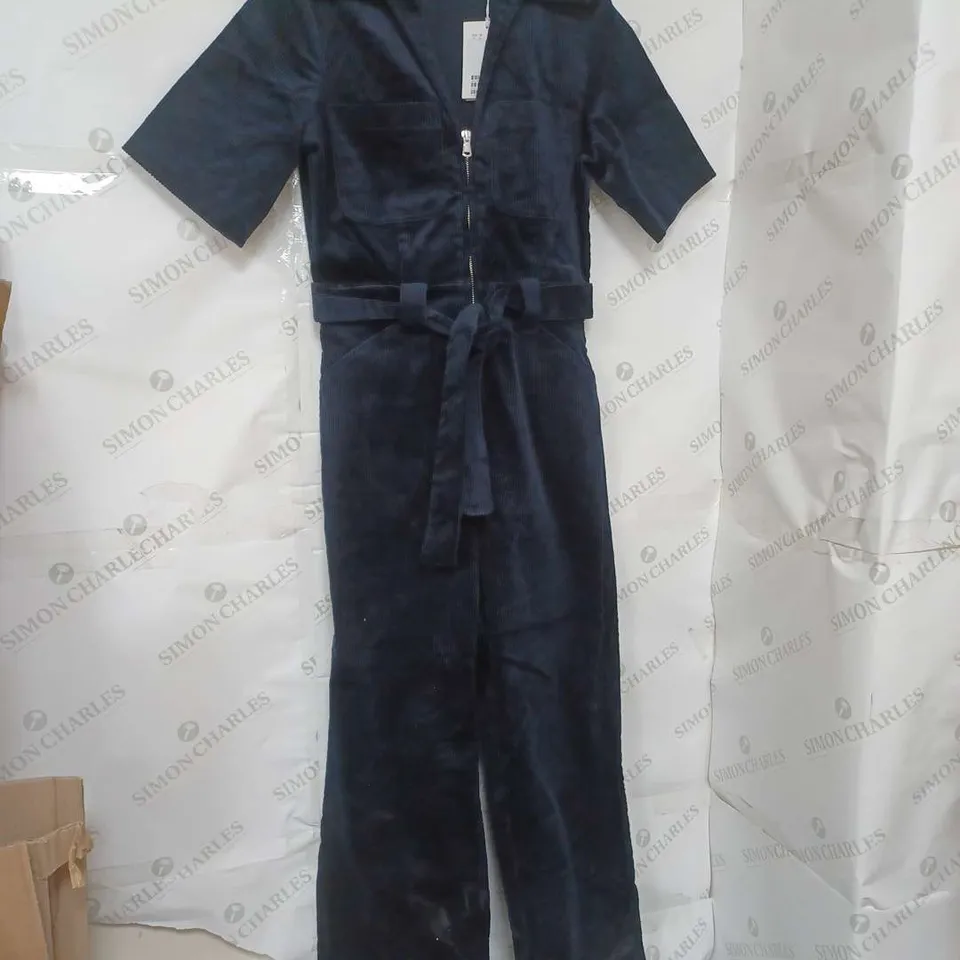 LOS ANGELES ATELIER & OTHER STORIES CORD JUMPSUIT IN NAVY - EU 38